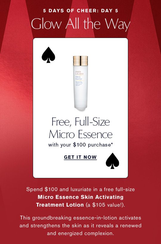 5 Days of Cheer: Day 5 | Glow All the Way | Free, Full-Size Micro Essence