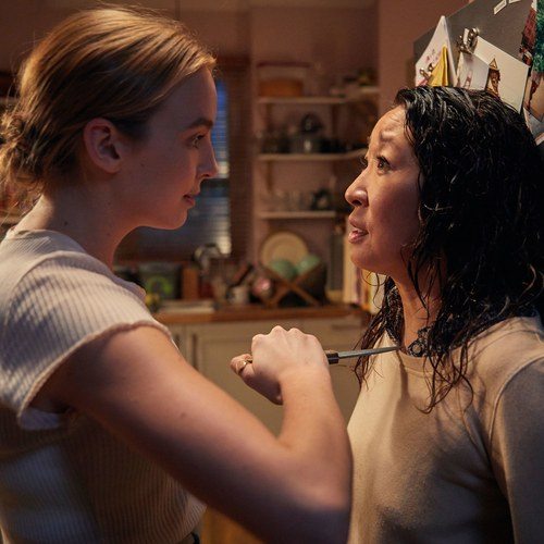 Jodie Comer and Sandra Oh in 'Killing Eve'