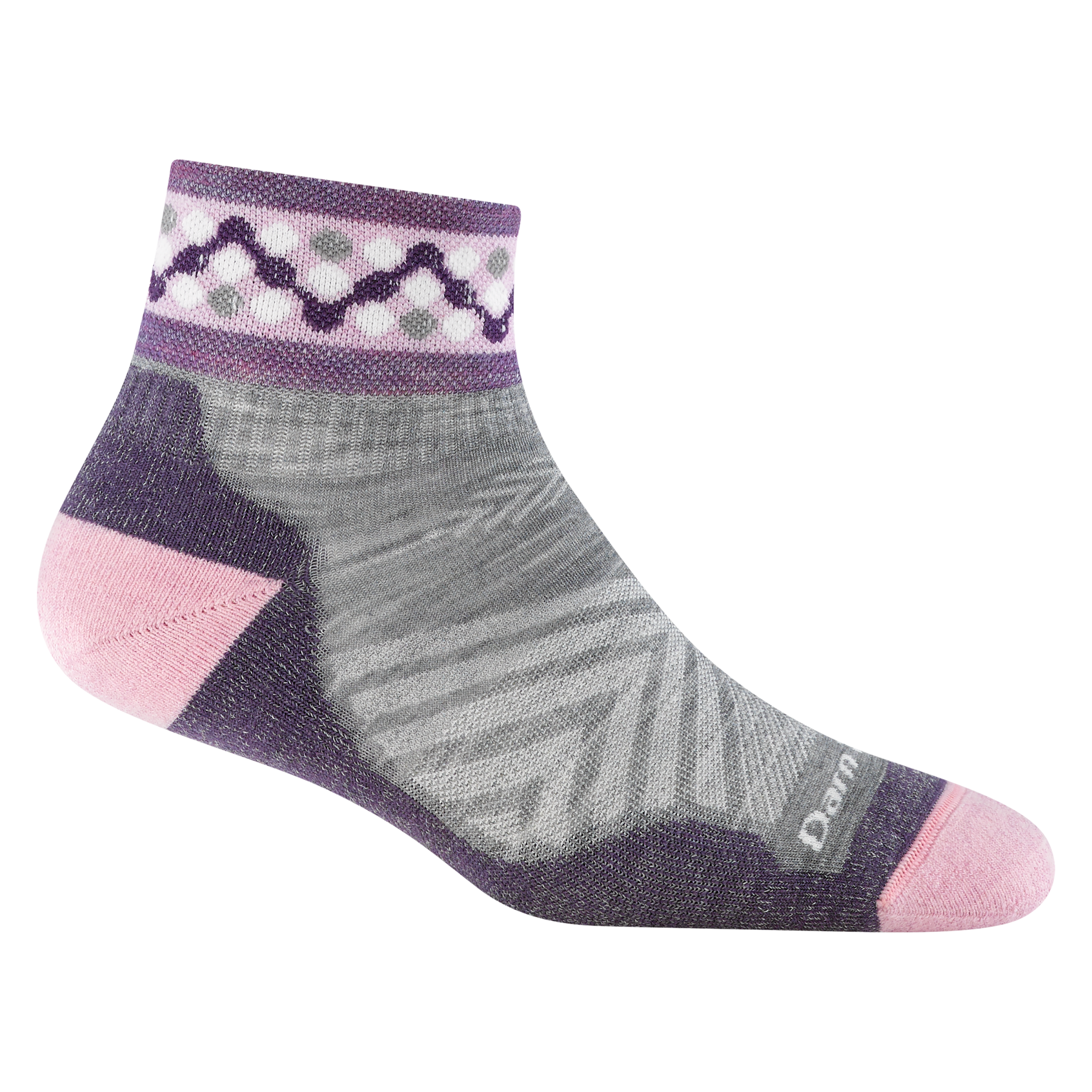 Image of Women's Throwback Quarter Ultra-Lightweight Running Sock