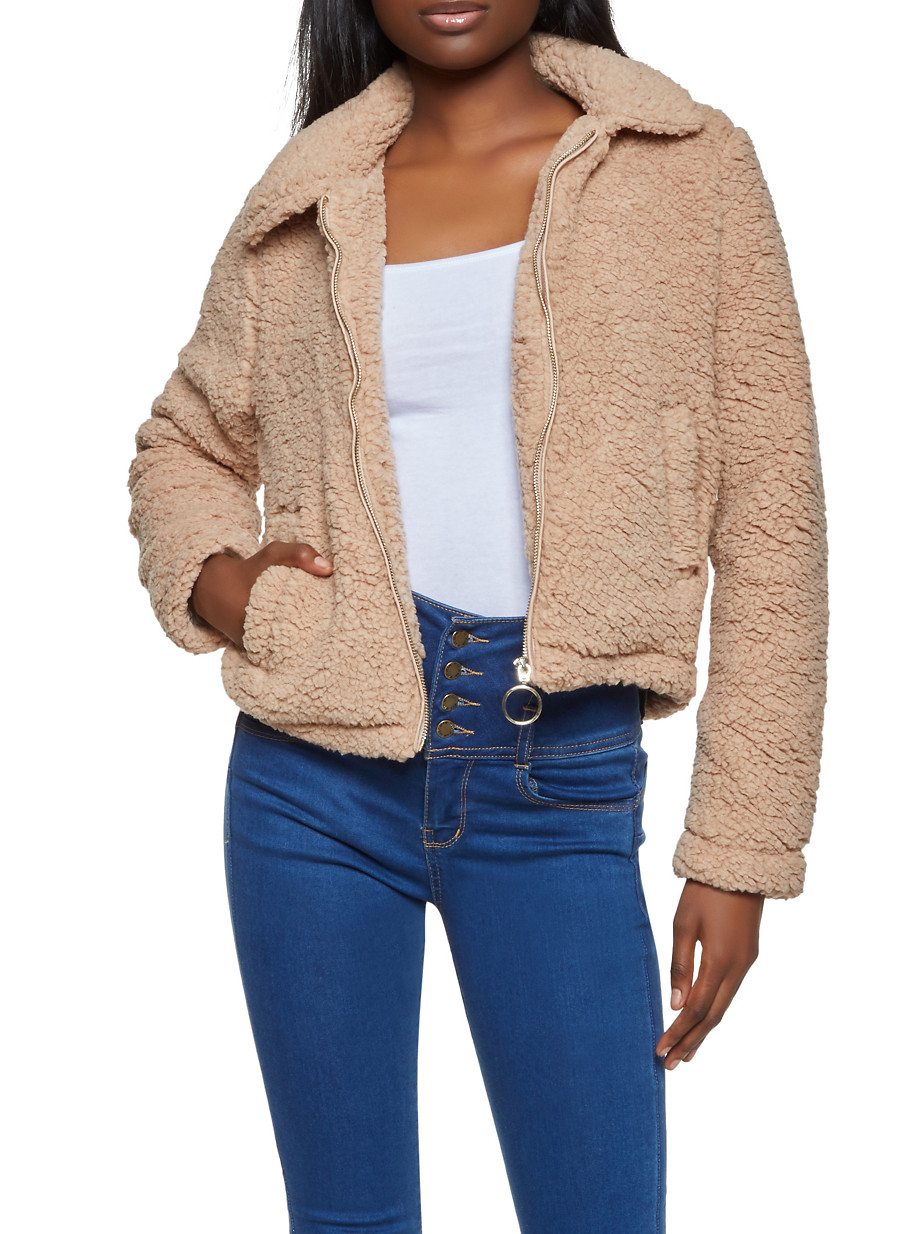 Zip Up Sherpa Jacket