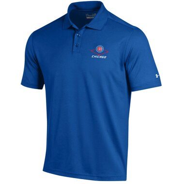 Under Armour Chicago Cubs Royal MLB Performance Polo