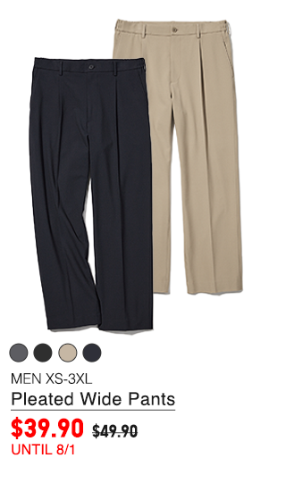 PDP7 - MEN PLEATED WIDE PANTS