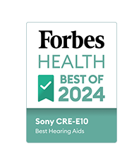 Forbes HEALTH BEST OF 2024 | Sony CRE-E10 Best Hearing Aids