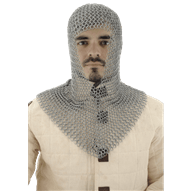 Riveted Aluminum Chainmail Coif