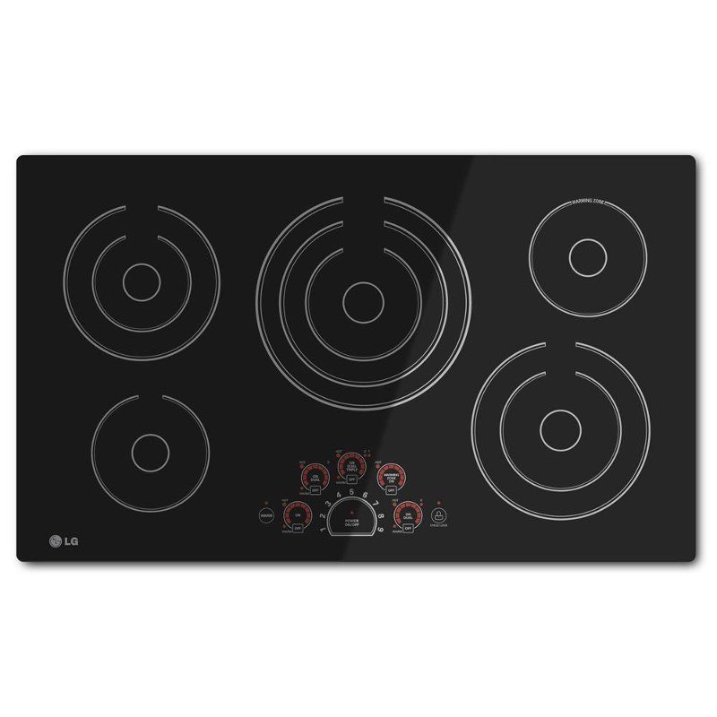 LG 36 Inch Smoothtop Electric Cooktop - Black