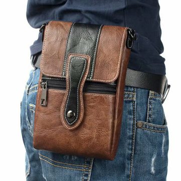 EDC Leather Belt Waist Bag
