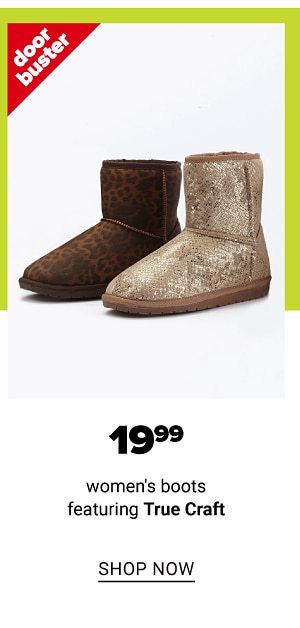 19.99 Women's Boots feat. True Craft - Shop Now