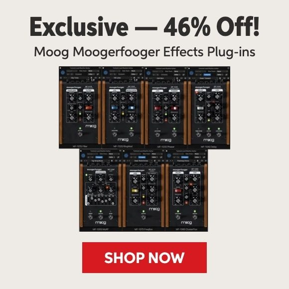 Sweetwater exclusive: 46% off Moog Moogerfooger effects plug-ins. Shop now.
