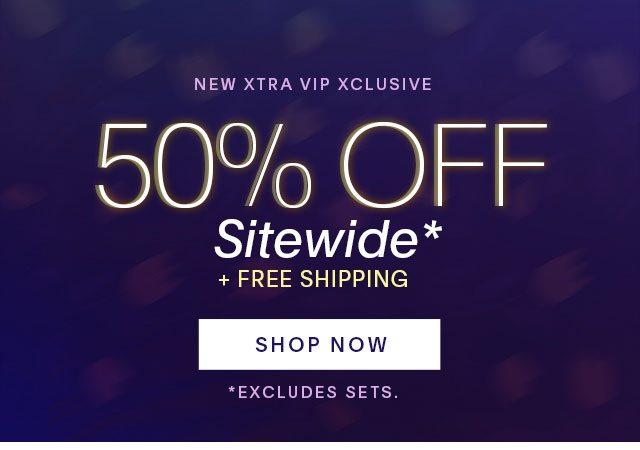 Save 50% sitewide off your first order from Savage X Fenty!