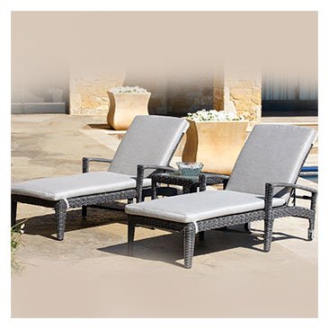 Cambridge 3-Piece Chaise Lounge Set