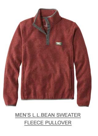 Men’s L.L.Bean sweater fleece pullover.
