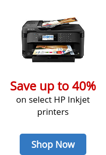 Save up to 40% on select HP Inkjet Printers