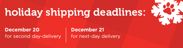 Holiday shipping deadlines