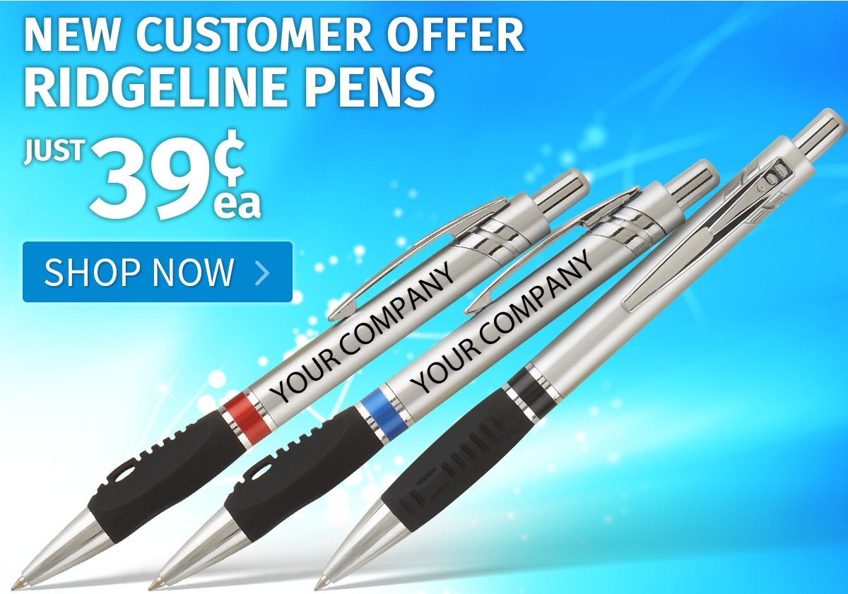 Ridgeline Pens for only 39¢ each!