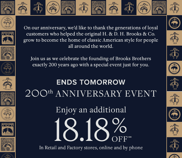 200TH ANNIVERSARY EVENT