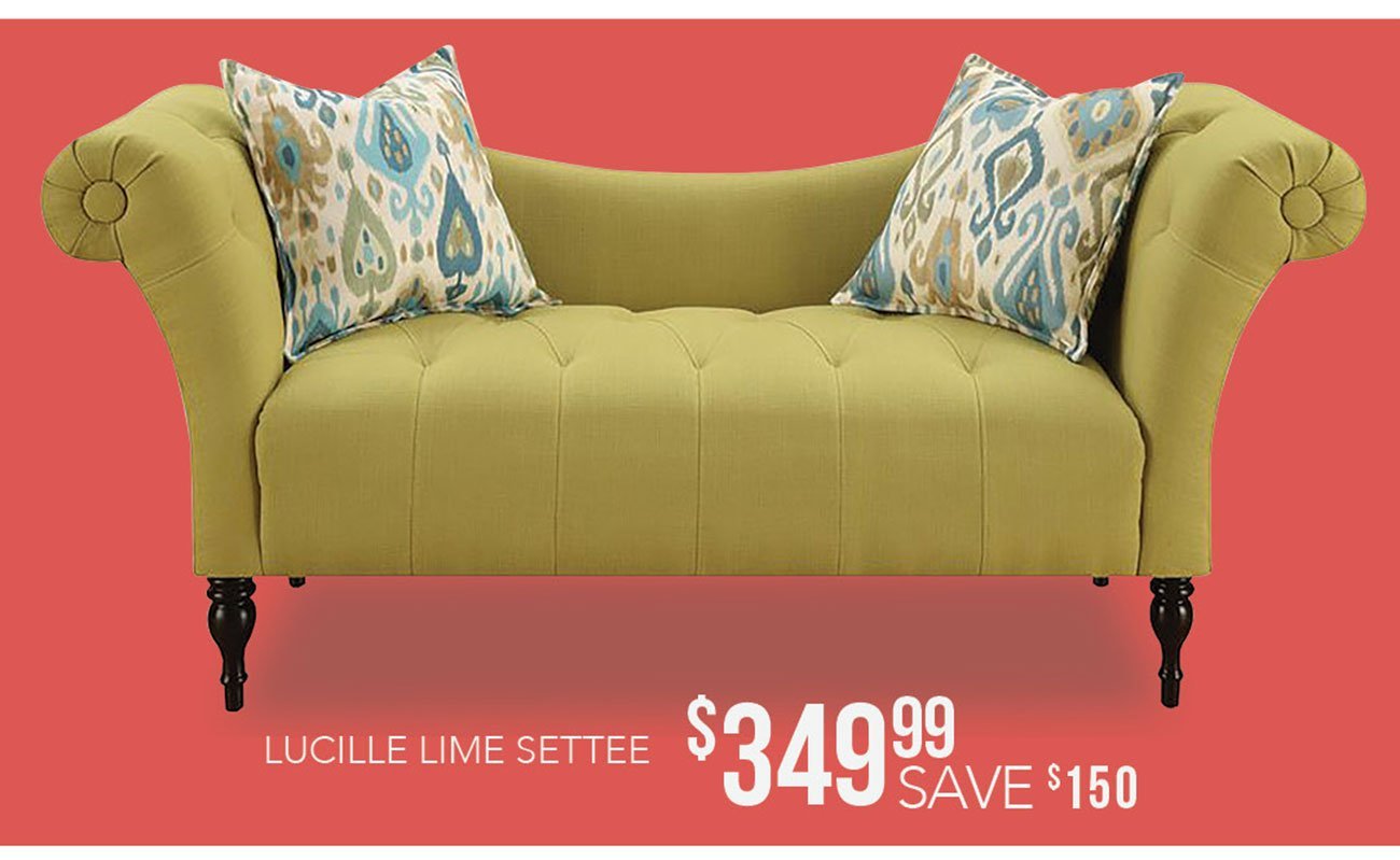 Lucille-lime-settee