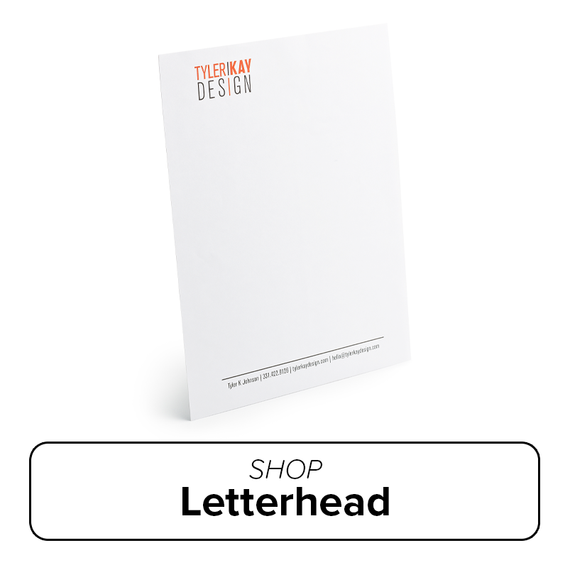 Get custom printed letterhead for your business at Jakprints.