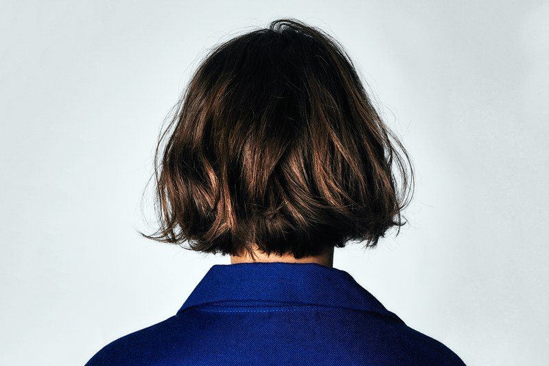 the back of a models head