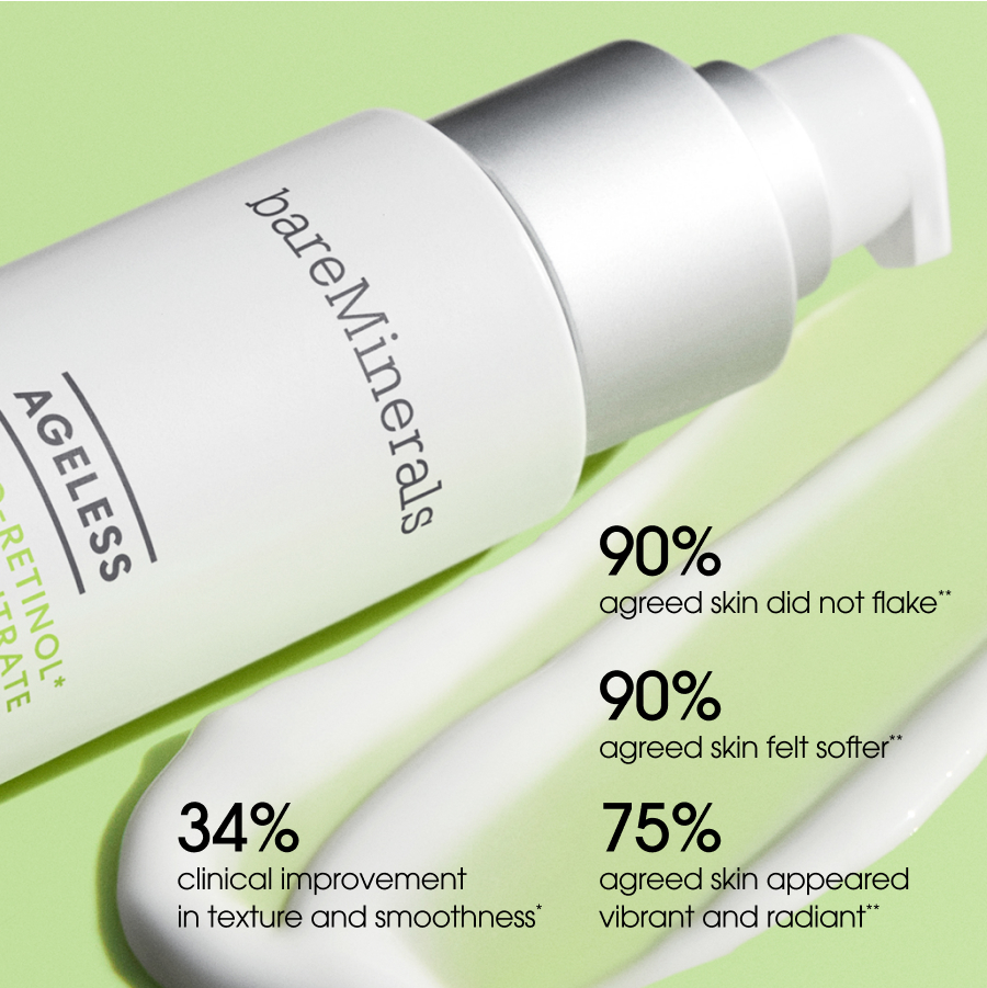 90% agreed skin did not flake, 90% agreed skin felt softer, 75% agreed skin appeared vibrant and radiant.