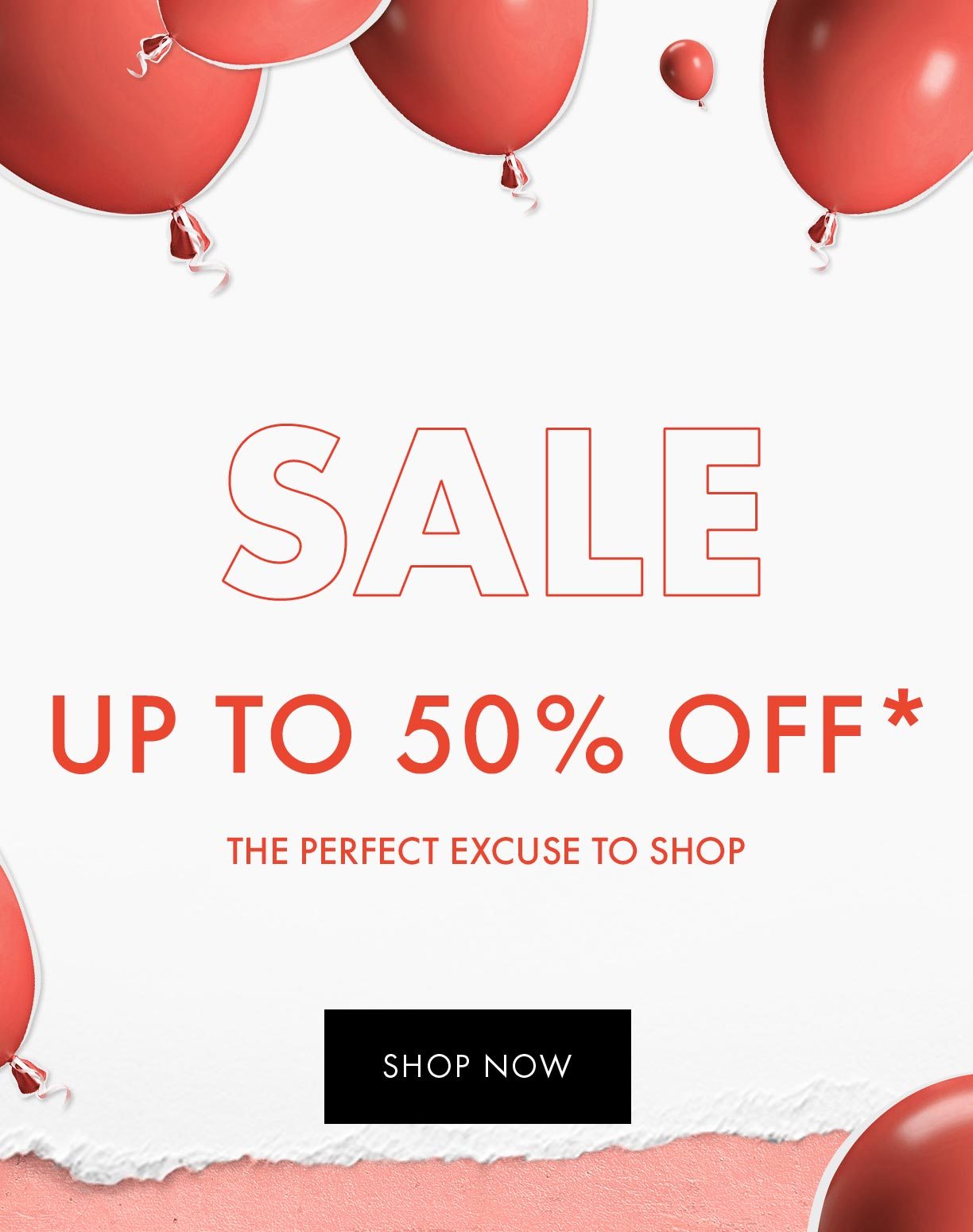 SALE Up to 50 % off