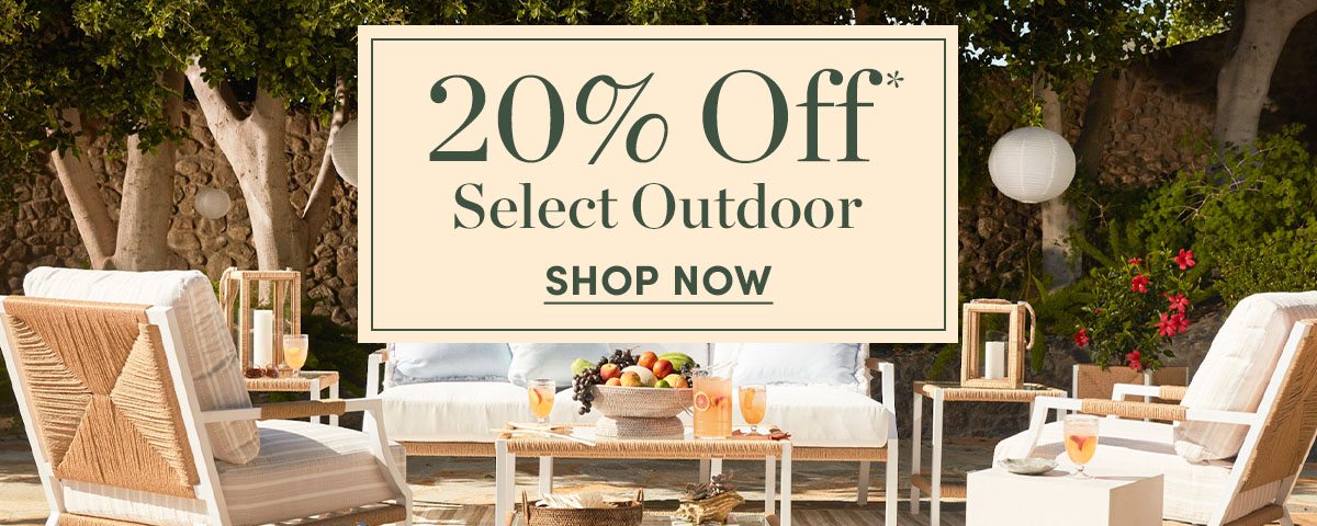 20 percent off select ourdoor