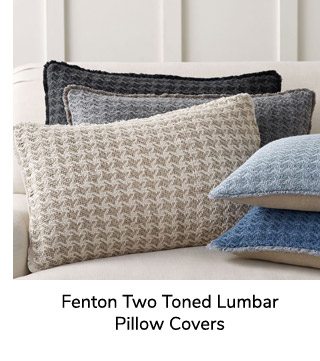 Fenton Two Toned LumbarPillow Covers