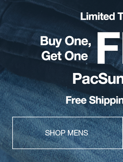 Limited Time Only - BOGO Free PacSun Denim - Shop Mens
