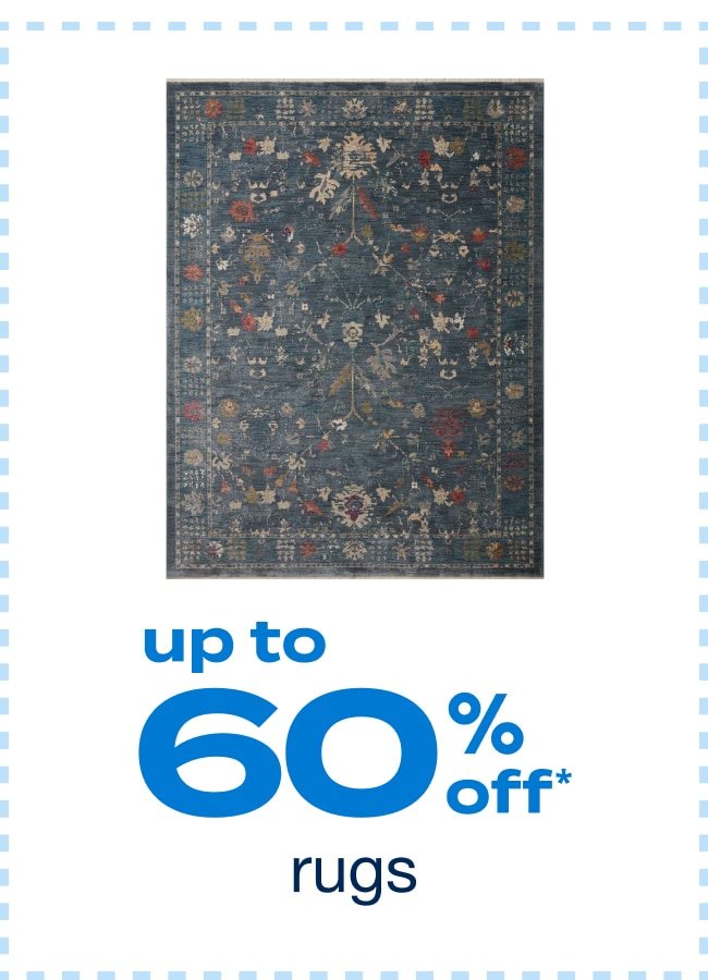 Up to 60% Off Rugs