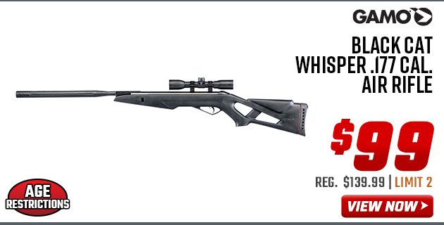 GAMO Black Cat Whisper .177 Cal. Air Rifle