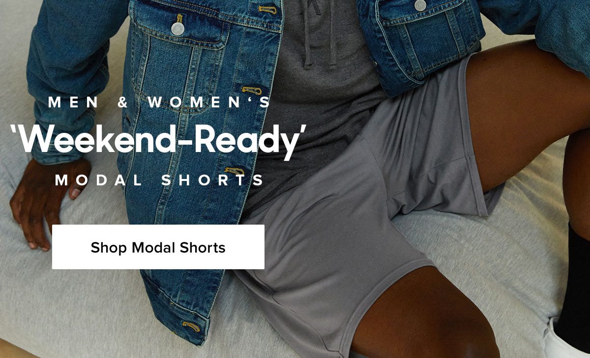 Men & Women’s ‘Lazy Sunday’ Modal Shorts