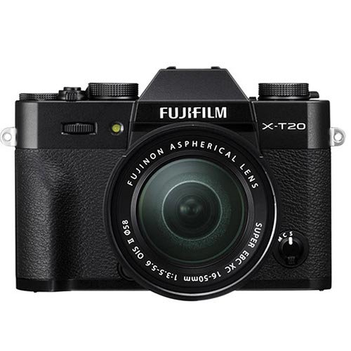 FUJIFILM X-T20 BLACK W/XC 16-50MM OIS LENS