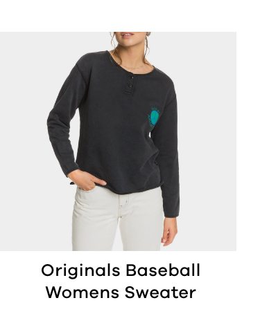 Quiksilver Originals Baseball Womens Sweater