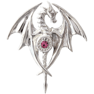 Dragon Goddess Necklace by Anne Stokes