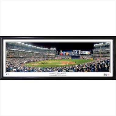 Derek Jeter New York Yankees 39'' x 13.5'' Last At Bat at Yankee Stadium Standard Framed Signed Panorama