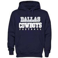 Mens Dallas Cowboys Navy Practice Graphic Pullover Hoodie