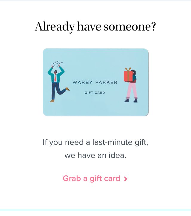 Grab a gift card