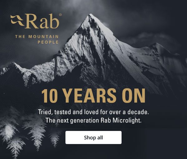 Tried, tested and loved for over a decade. The next generation Rab Microlight.