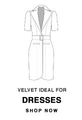 SHOP VELVET IDEAL FOR DRESSES