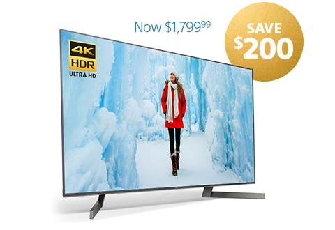 SAVE $200 | 65" Class (64.5" diag.) X900F 4K HDR Ultra HD TV 