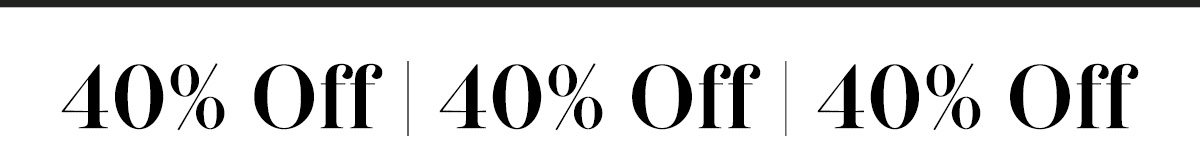 40% Off