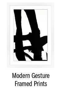 Modern Gesture Framed Prints