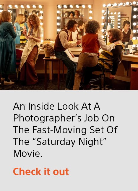 An Inside Look at a Photographer's Job on the Fast-Moving Set of the 'Saturday Night' Movie. | Check it out