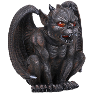 Winged Gargoyle Candle Holder