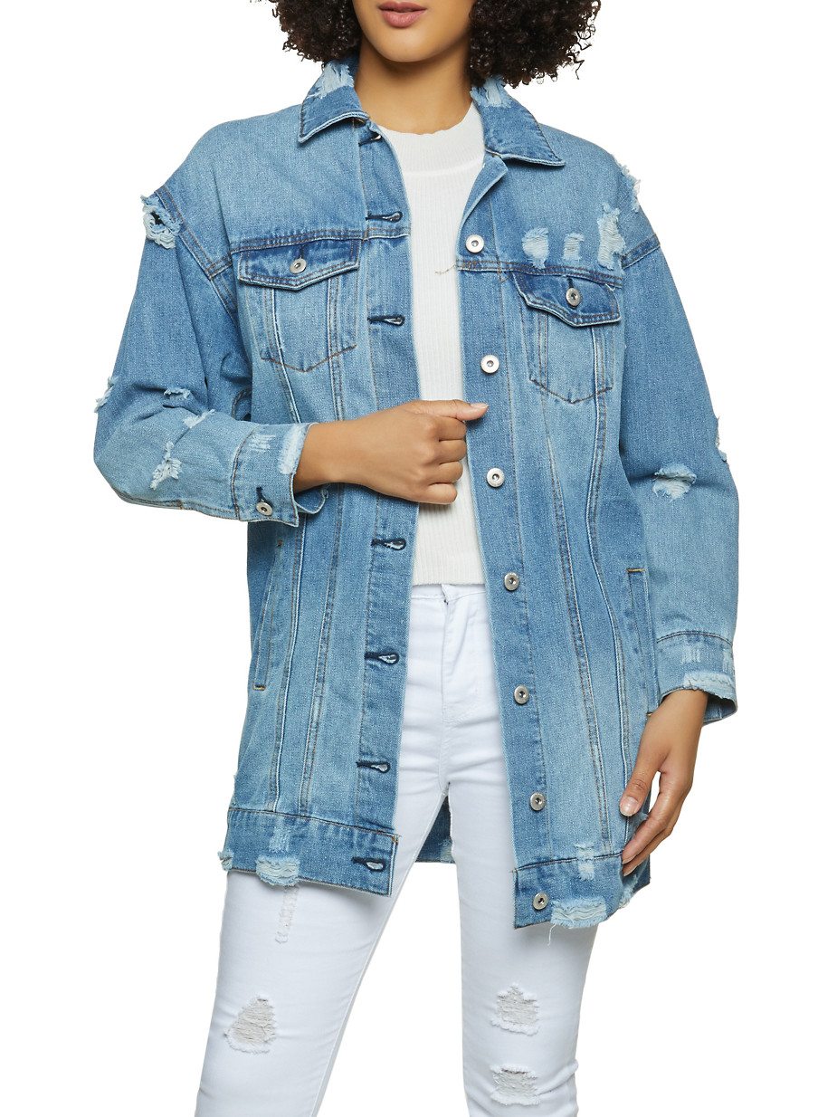 Highway Long Jean Jacket