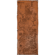 Leather Map of Westeros