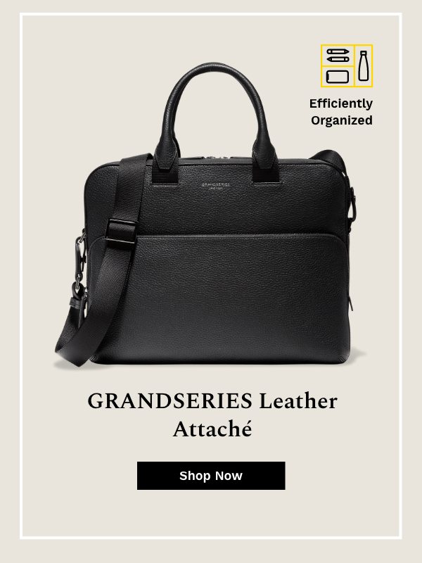 Grandseries Leather Attache bag