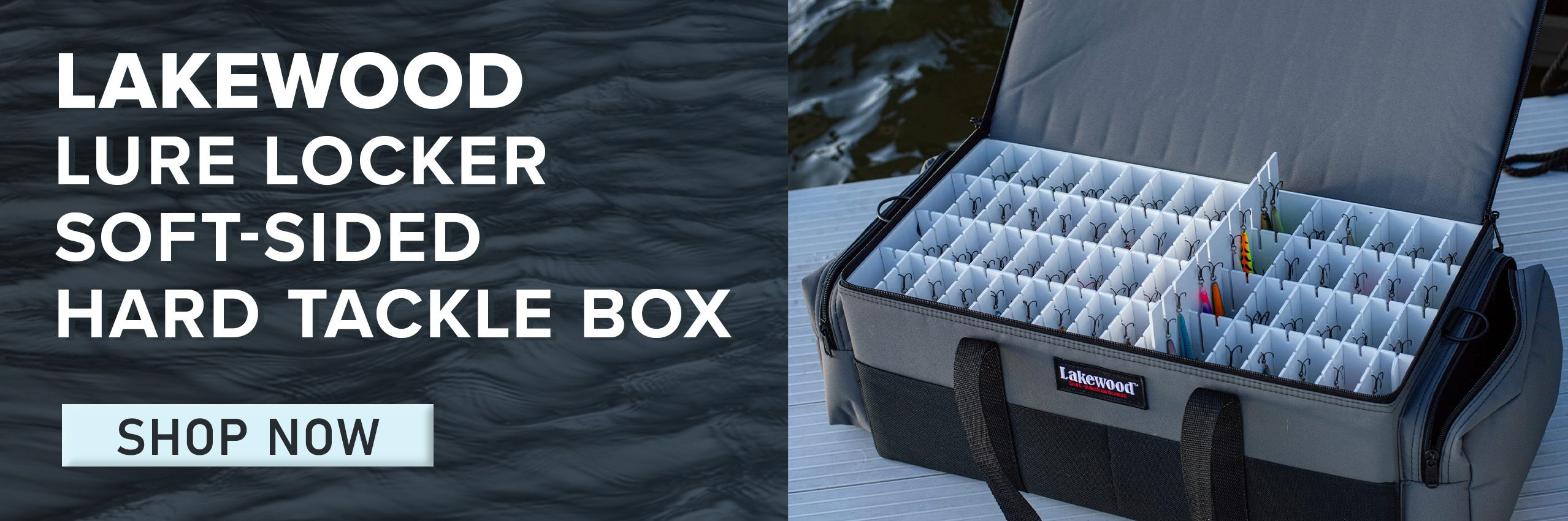 Lakewood Lure Locker Soft-Sided Hard Tackle Box Shop Now