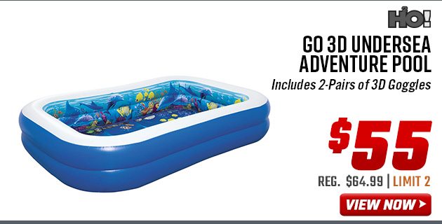 H2O GO 3D Undersea Adventure Pool