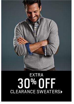 Extra 30% off clearance sweaters