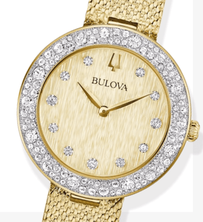 Bulova Champagne Crystal Women's Watch 98L321